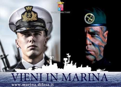 Le Forze armate cercano nuovi Marò. In divisa seducono dai manifesti