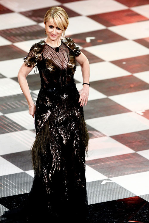 Scollatura vertiginosa e push up: il lato sexy della Littizzetto