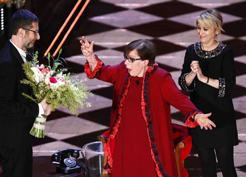 Scollatura vertiginosa e push up: il lato sexy della Littizzetto