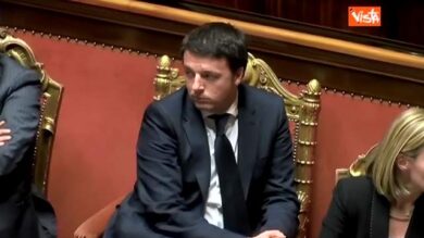 VIDEO: Le Facce di Renzi durante le dichiarazioni di voto in Senato