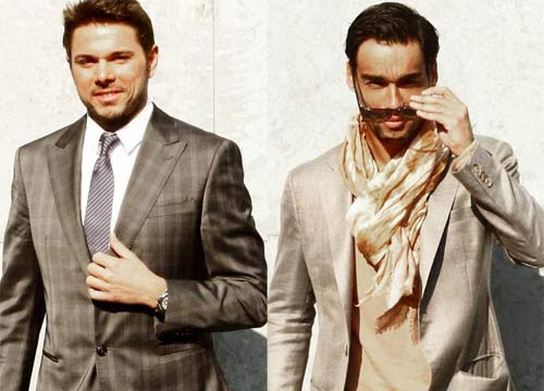 Wawrinka, magic moment: dallo Slam a testimonial Armani (con Fognini)