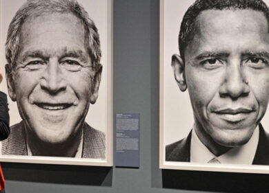 George W. Bush vuol cambiare vita e debutta come artista ad aprile