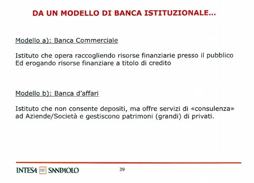 Troppi dipendenti in Banca Intesa. Ecco la bozza del piano industriale Troppi dipendenti in Banca Intesa. Ecco la bozza del piano industriale
