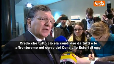 VIDEO: Ucraina. Barroso: pronti a difendere sovranità Kiev, a presto summit UE straordinario