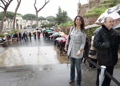 “La mia arte al quadrato è femmina”. Lady Villanti, la signora del Vittoriano