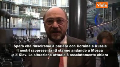 VIDEO: Schulz su Ucraina: strada sia dialogo con Mosca e Kiev