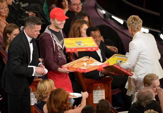 Il selfie più twittato di sempre? Un’operazione di marketing da Oscar