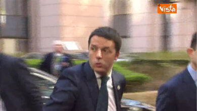 VIDEO: Bruxelles: Renzi arriva al consiglio Ue