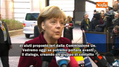 VIDEO: Ucraina, Merkel: potremmo valutare sanzioni a Russia, ma attendiamo sviluppi diplomatici