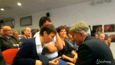 VIDEO: Malagò incontra i genitori di Yara Gambirasio a Brembate