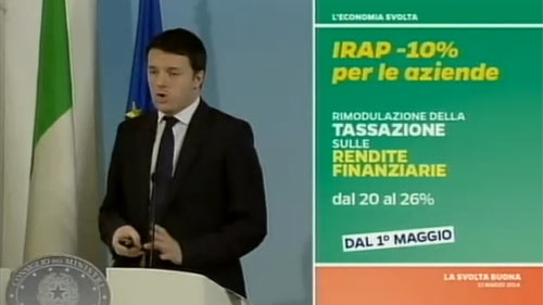 Il piano di Renzi da 10 miliardi? Insufficiente Il piano di Renzi da 10 miliardi? Insufficiente