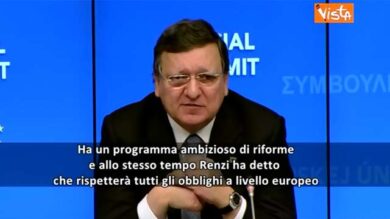 VIDEO: Bruxelles, Barroso: rispetto obblighi essenziale per fiducia in Italia