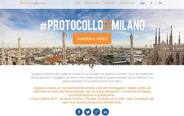 Bcfn presenta la Kyoto del cibo. “Renzi sia promotore di una svolta mondiale”