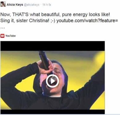 Suor Cristina conquista Whoopi Goldberg e Alicia Keys