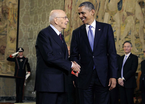 Renzi: “Obama è una fonte d’ispirazione”. Foto e video del tour presidenziale Renzi: “Obama è una fonte d’ispirazione”. Foto e video del tour presidenziale