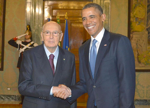 Renzi: “Obama è una fonte d’ispirazione”. Foto e video del tour presidenziale Renzi: “Obama è una fonte d’ispirazione”. Foto e video del tour presidenziale