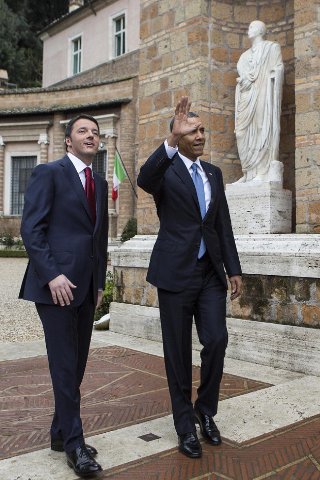 Renzi: “Obama è una fonte d’ispirazione”. Foto e video del tour presidenziale Renzi: “Obama è una fonte d’ispirazione”. Foto e video del tour presidenziale