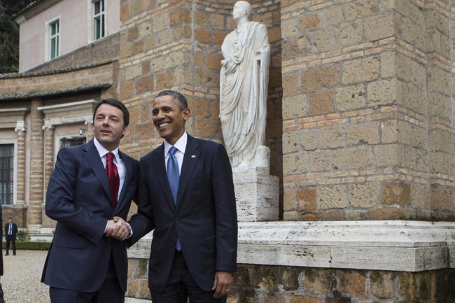 Renzi: “Obama è una fonte d’ispirazione”. Foto e video del tour presidenziale Renzi: “Obama è una fonte d’ispirazione”. Foto e video del tour presidenziale