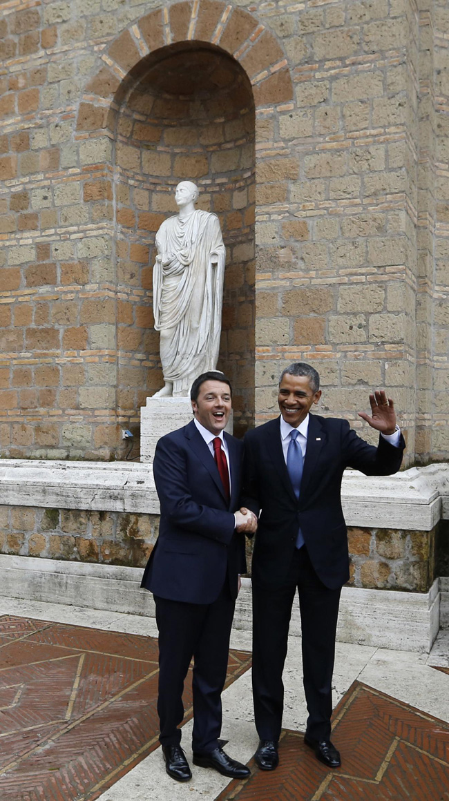 Renzi: “Obama è una fonte d’ispirazione”. Foto e video del tour presidenziale Renzi: “Obama è una fonte d’ispirazione”. Foto e video del tour presidenziale