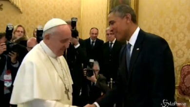 VIDEO: il presidente Barack Obama da Bergoglio, incontro storico