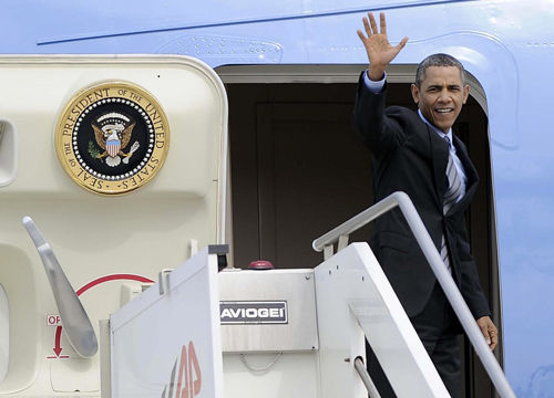 “Mr. Obama, la aspettiamo a Giugno”. A Fiumicino l’ultima tappa della visita