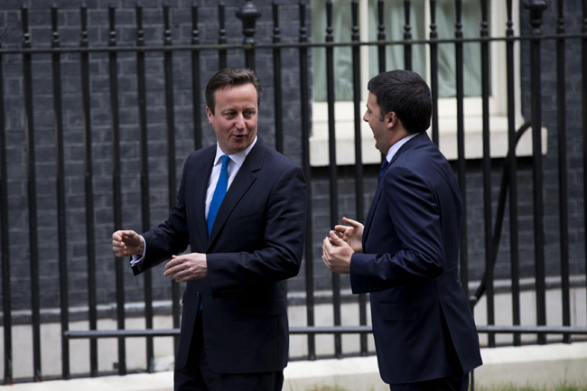 Europa e lavoro, Cameron a Renzi: “Sostengo le riforme ambiziose dell’Italia” Europa e lavoro, Cameron a Renzi: “Sostengo le riforme ambiziose dell’Italia”