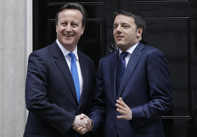Europa e lavoro, Cameron a Renzi: “Sostengo le riforme ambiziose dell’Italia” Europa e lavoro, Cameron a Renzi: “Sostengo le riforme ambiziose dell’Italia”