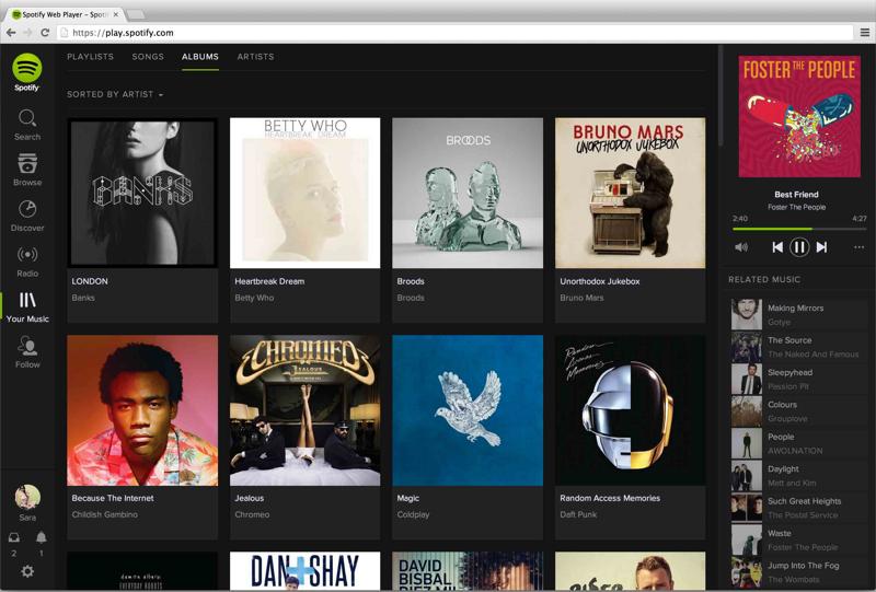 Spotify cambia look: ecco le immagini della nuova interfaccia Spotify cambia look: ecco le immagini della nuova interfaccia