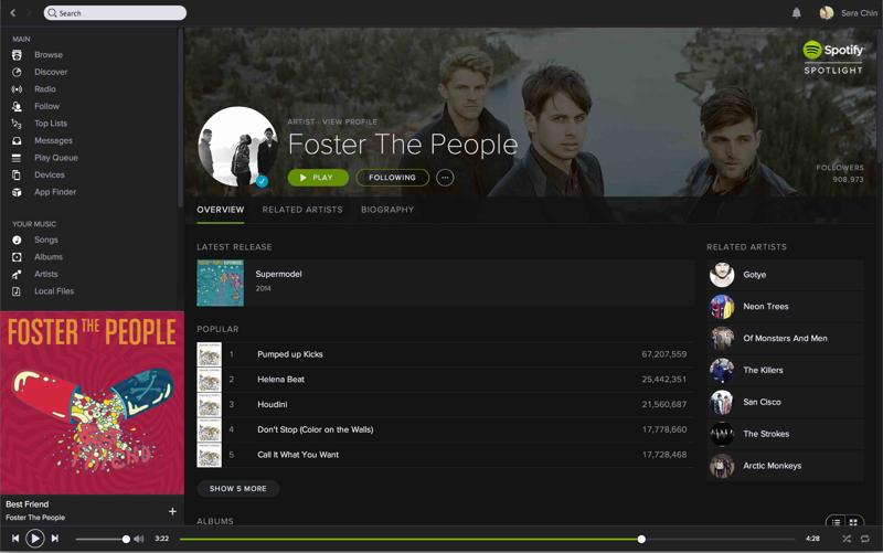 Spotify cambia look: ecco le immagini della nuova interfaccia Spotify cambia look: ecco le immagini della nuova interfaccia