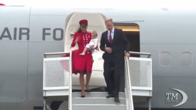 VIDEO: Debutto all’estero per il principe George, in Nuova Zelanda
