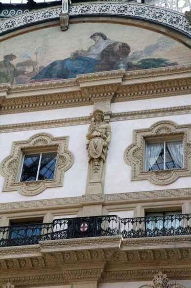 Galleria, scoperta la prima porzione di restauri. Foto