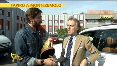 Montezemolo, tapiro di Striscia per la Ferrari: “Meritatissimo, ma…”