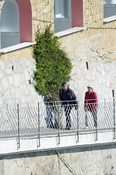 La Merkel a Pompei a sorpresa. Poi relax a Ischia La Merkel a Pompei a sorpresa. Poi relax a Ischia