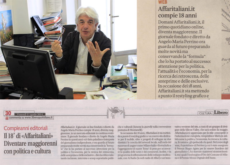 Mario Baccini fa gli auguri ad Affaritaliani.it Mario Baccini fa gli auguri ad Affaritaliani.it