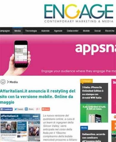 In rete e sui giornali gli auguri ad Affaritaliani.it