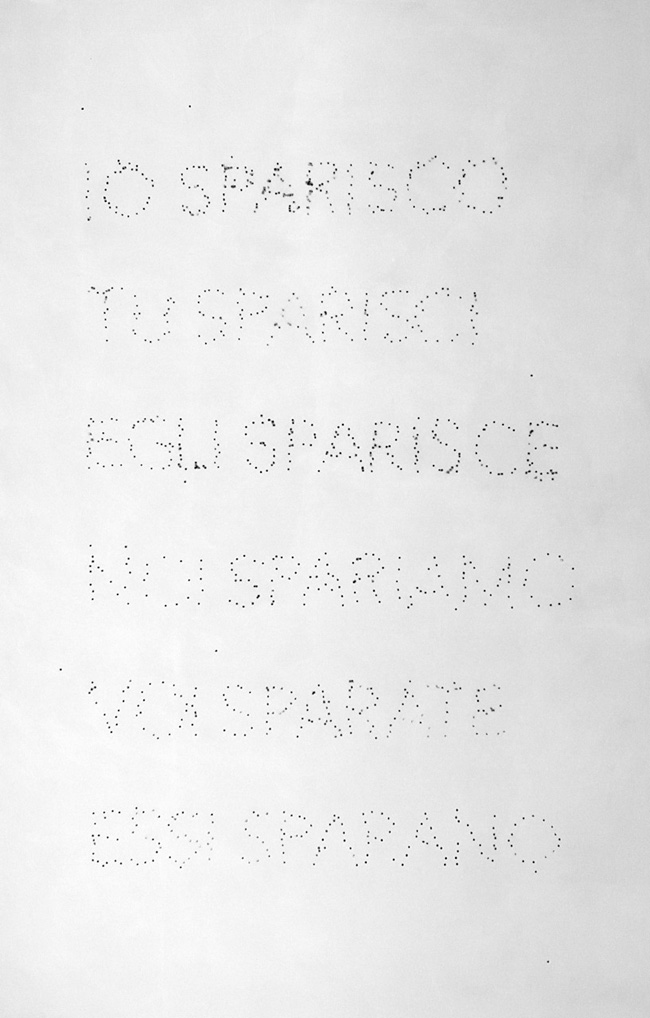 La mostra di Pancrazzi, che  si addentra in una deriva debordiana