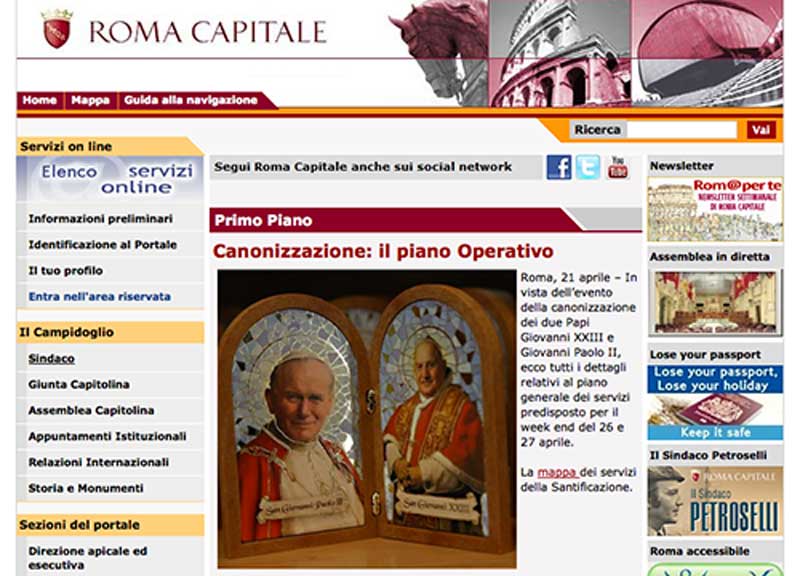 Marino oscura il Natale di Roma. E sui gladiatori cade la censura Marino oscura il Natale di Roma. E sui gladiatori cade la censura