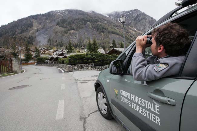 Courmayeur, terrore per la grande frana. Chiuso il traforo. Foto Courmayeur, terrore per la grande frana. Chiuso il traforo. Foto
