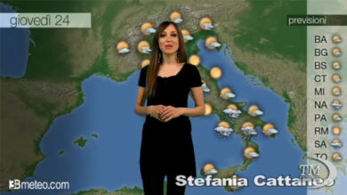 VIDEO: previsioni meteo per giovedì, 24 aprile