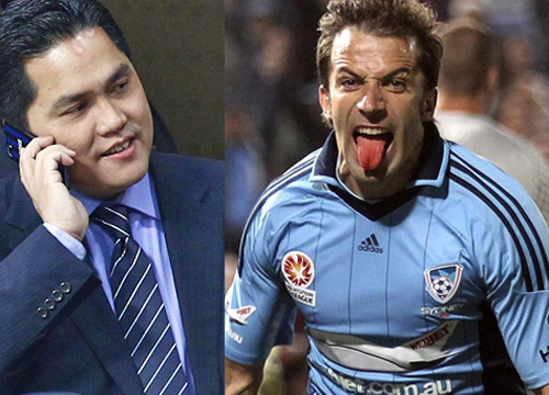 Thohir chiede aiuto agli sponsor: vuole prendere Alex Del Piero Thohir chiede aiuto agli sponsor: vuole prendere Alex Del Piero