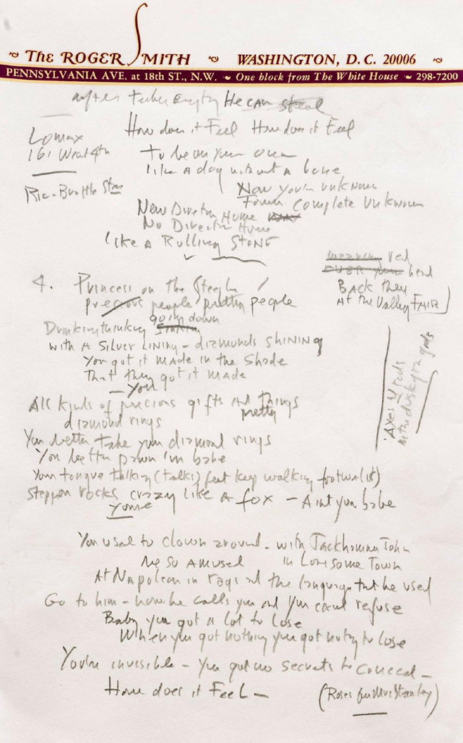 All’sta il testo di Bob Dylan “Like a Rolling Stone” All’sta il testo di Bob Dylan “Like a Rolling Stone”