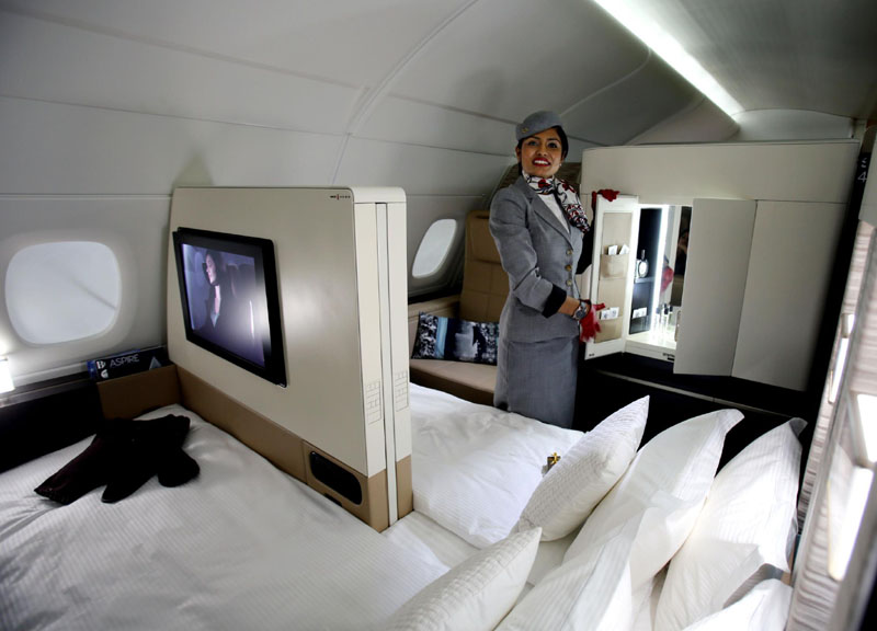 Etihad, un biglietto da 25 mila dollari: cabine letto e bagno privato Etihad, un biglietto da 25 mila dollari: cabine letto e bagno privato