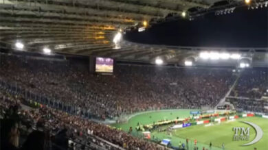 VIDEO: l’inno di Mameli fischiato prima della finale di Coppa Italia