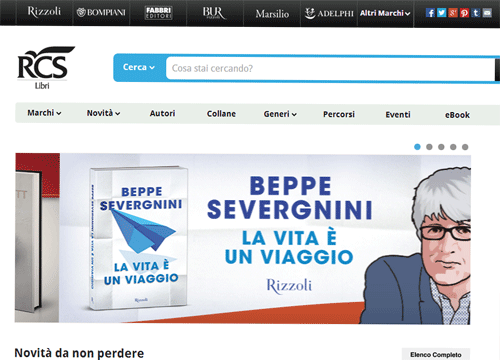 Rcs Libri, un nuovo portale “aperto anche ai libri degli altri editori” Rcs Libri, un nuovo portale “aperto anche ai libri degli altri editori”