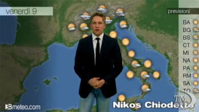 VIDEO: previsioni meteo per venerdì, 09 maggio