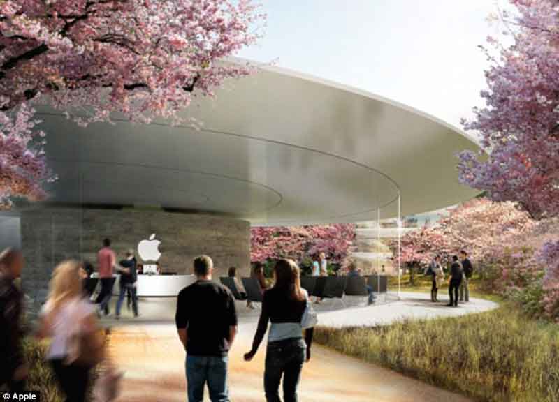 Apple da Mela ad astronave: ecco le immagini del nuovo campus Apple da Mela ad astronave: ecco le immagini del nuovo campus