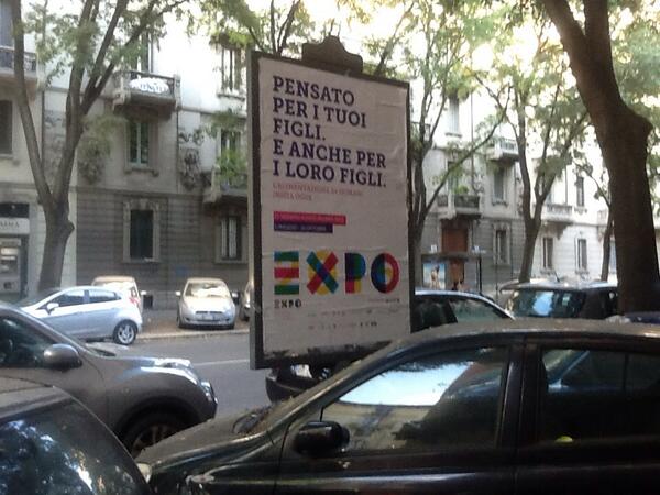 Preso da Twitter/ Expo pensato anche per i loro figli? Loro di chi? Degli arrestati. Che autogol queste affissioni in Milano… Di Angelo Maria Perrino Preso da Twitter/ Expo pensato anche per i loro figli? Loro di chi? Degli arrestati. Che autogol queste affissioni in Milano… Di Angelo Maria Perrino