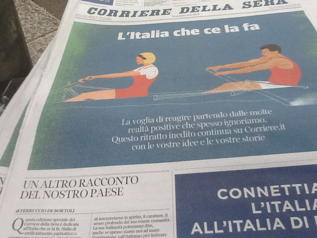 Corriere gratis per 20 mln di famiglie: Rcs cerca la sua strada