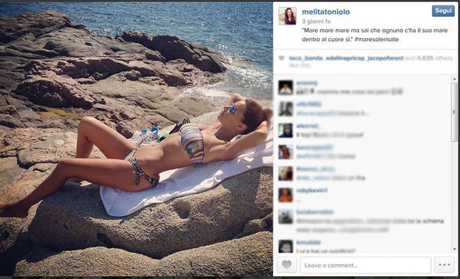 Melita torna single e scalda l’estate con un lato B spettacolare…