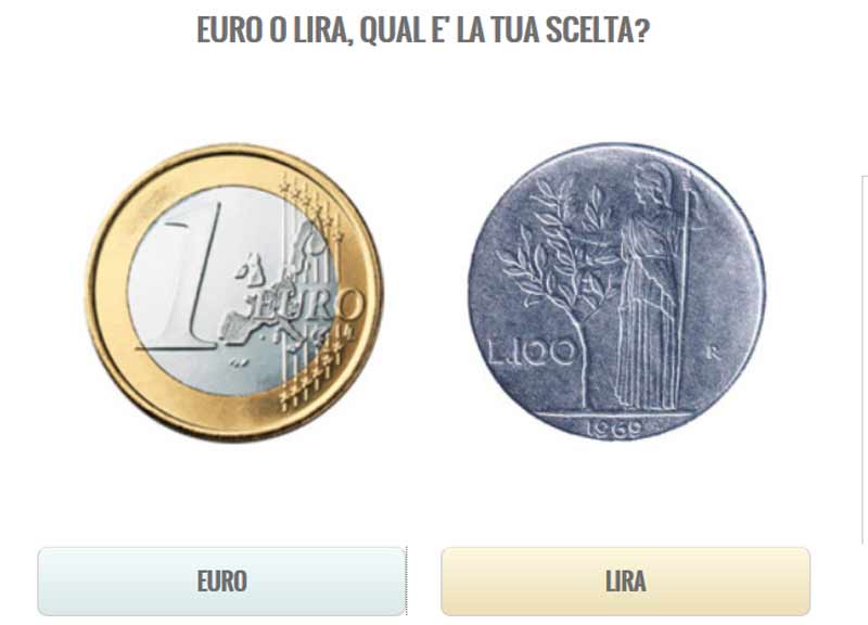 Ritorno alla lira? I pro-euro anticipano Grillo: via alla consultazione online Ritorno alla lira? I pro-euro anticipano Grillo: via alla consultazione online